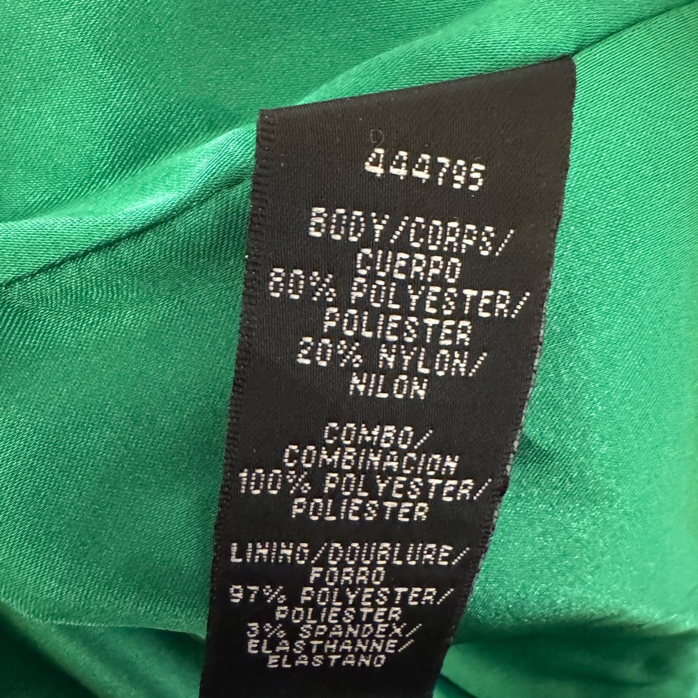 Monique Lhuillier Vibrant Green Striped Maxi Dress - Picture 11 of 12